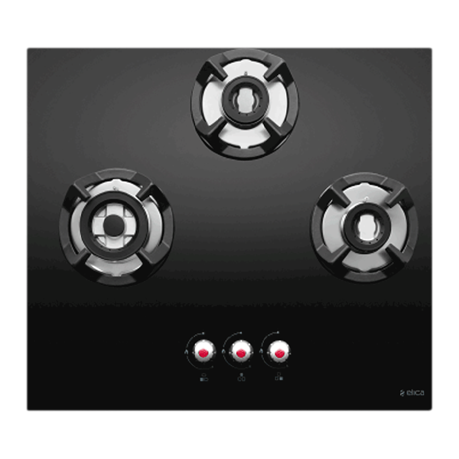 Buy Elica CLASSIC FLEXI AB HCT 3B 60 Toughened Glass Top 3 Burner 